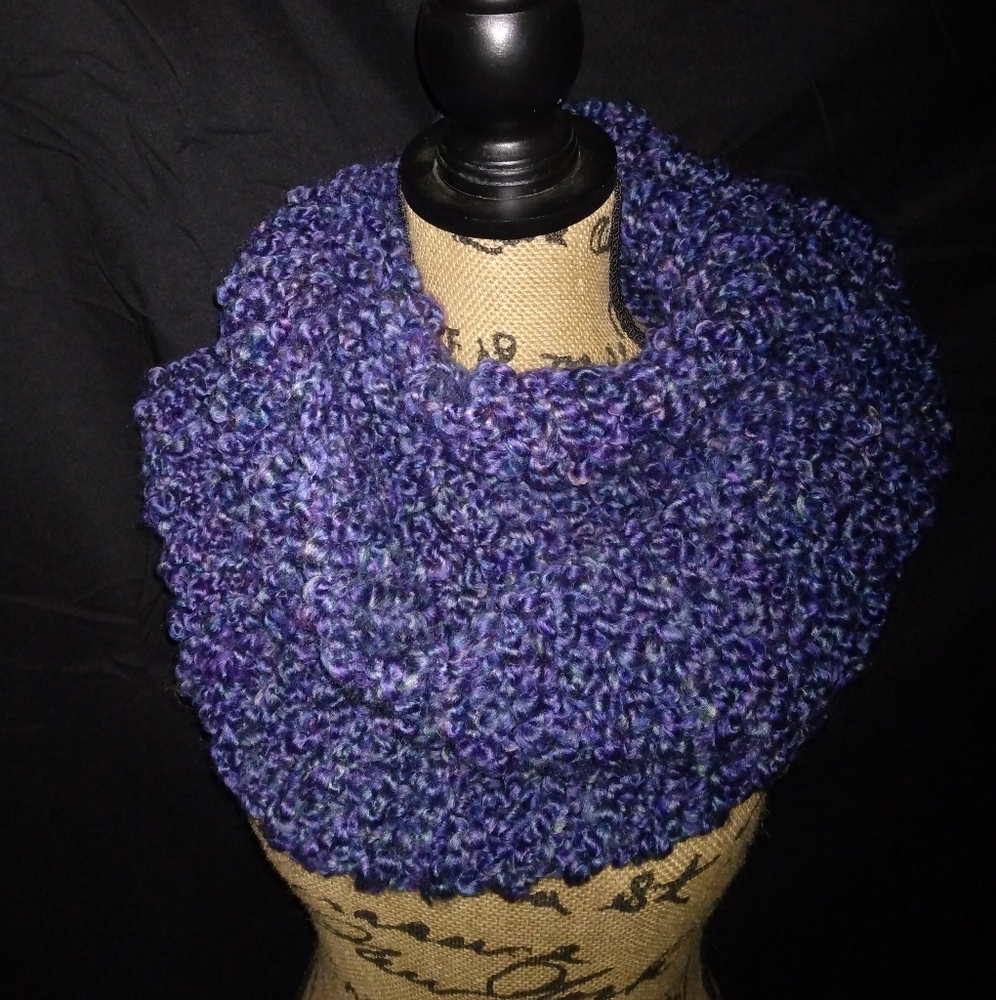 Soft Purple Infinity Scarf
